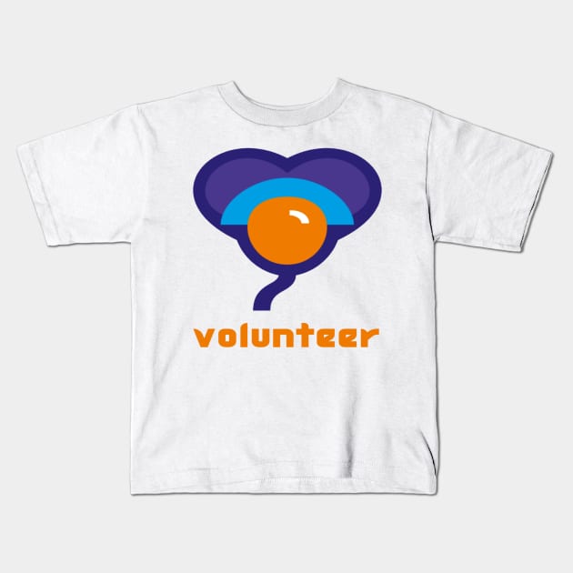 Bharat Parv - Volunteer Only Kids T-Shirt by Bharat Parv